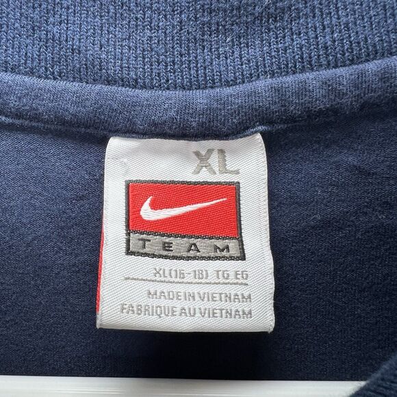 University of Michigan Wolverines Nike Team Polo Shirt Womens Size XL Blue SS - Picture 6 of 10